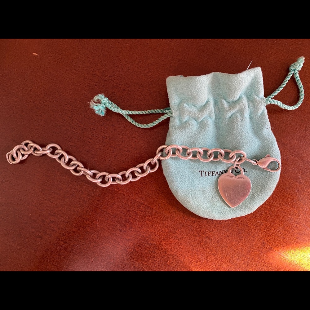 Tiffany heart charm bracelet